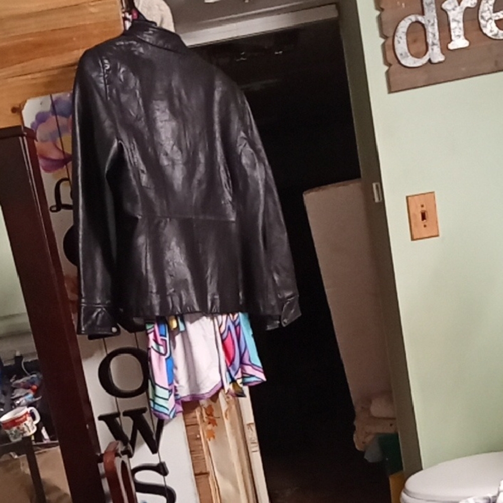 Wilson Women's Classic Black Leather Jacket